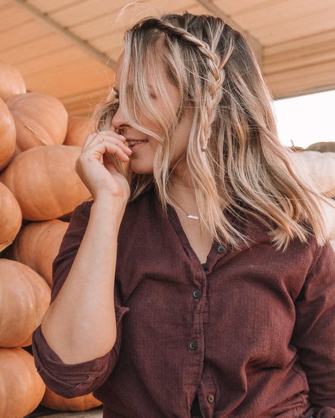 Effortless Braided Crown With Beachy Waves