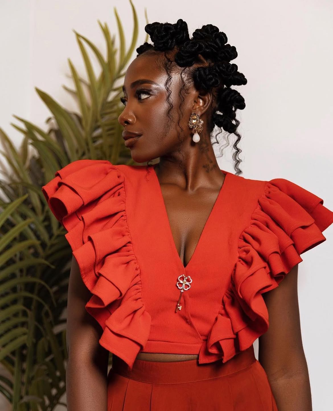 Elevated Bantu Knots With Defined Baby Hairs