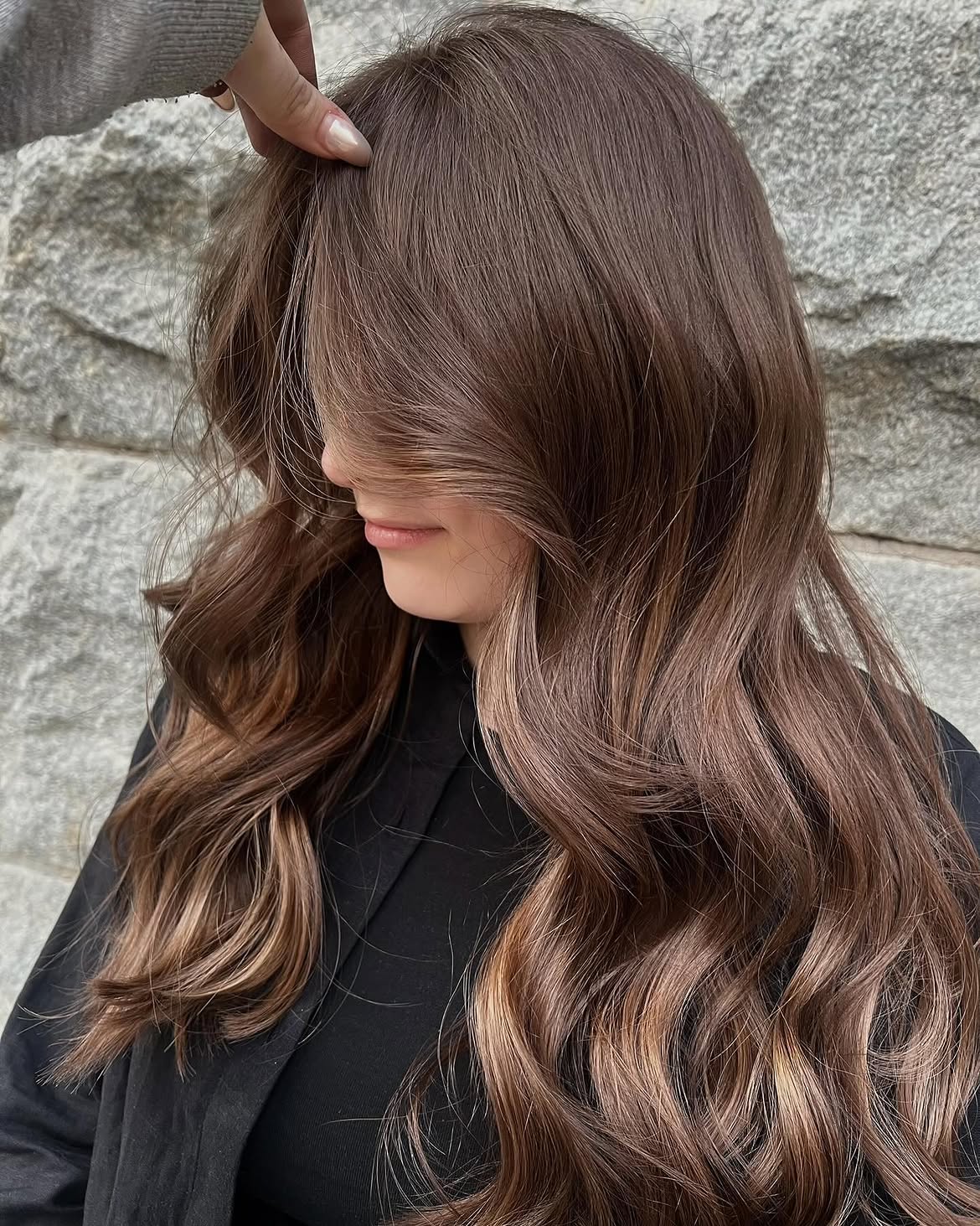 Espresso Brown With Subtle Caramel Highlights
