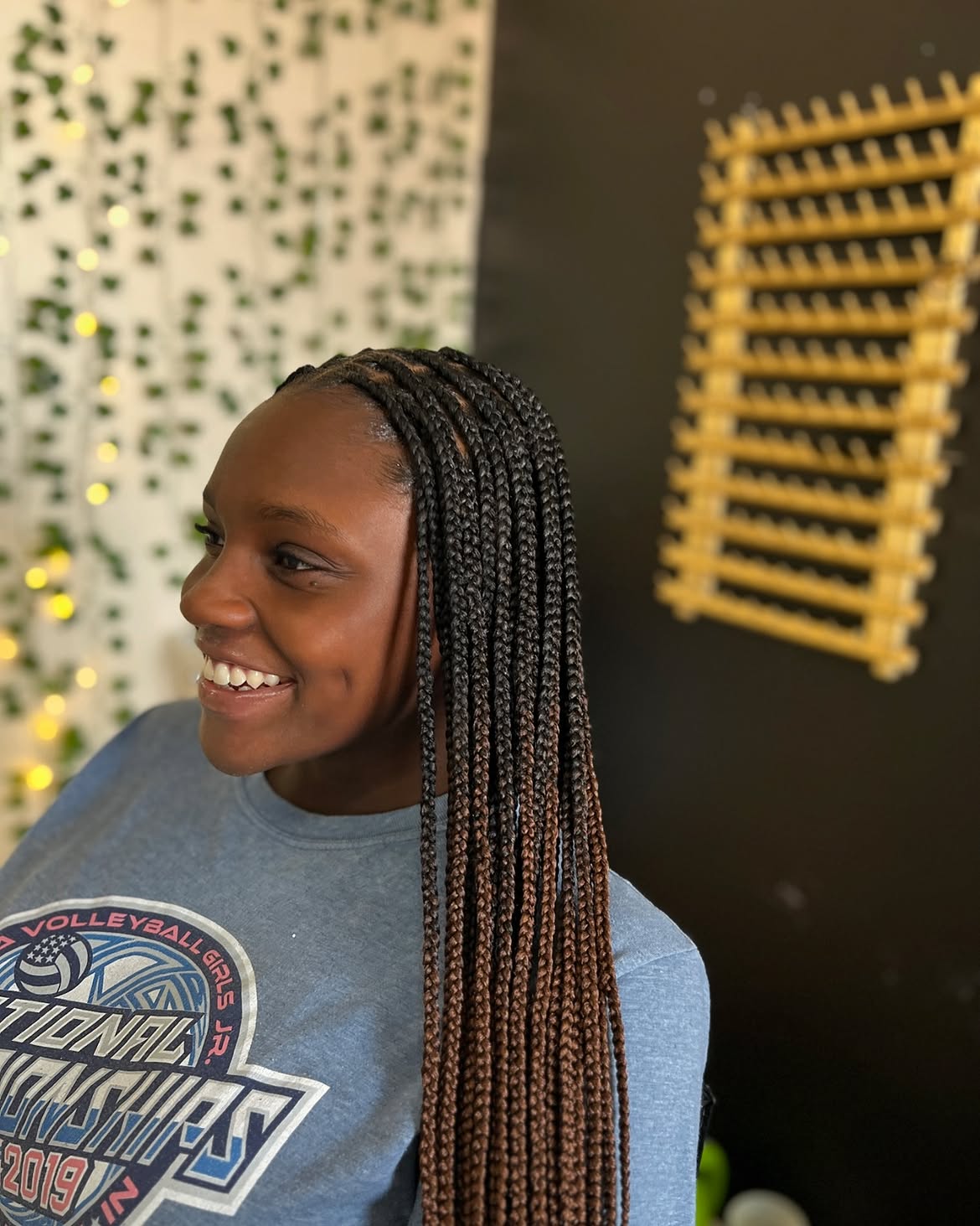 Ombre Medium Knotless Braids