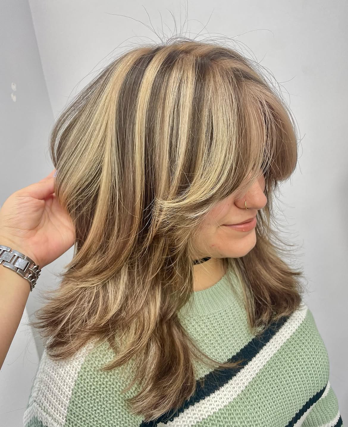 Retro Chunky Highlights With Face-Framing Layers