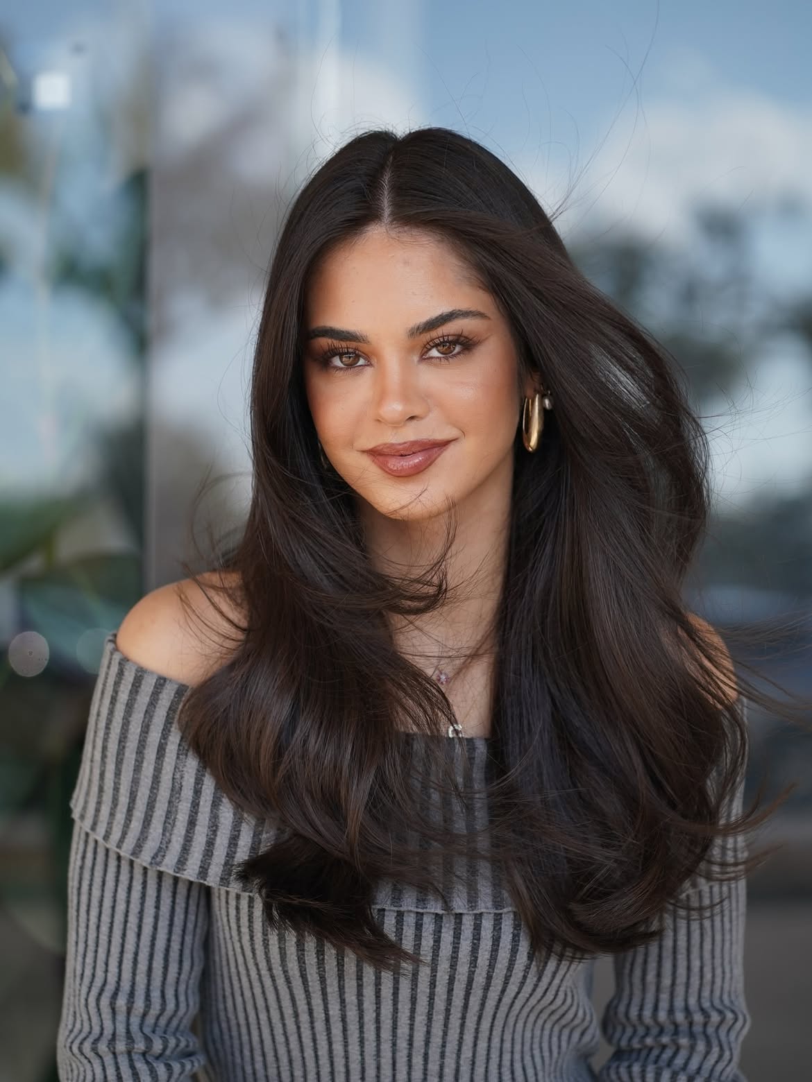 Rich Chocolate Brown Hair With Soft Layers