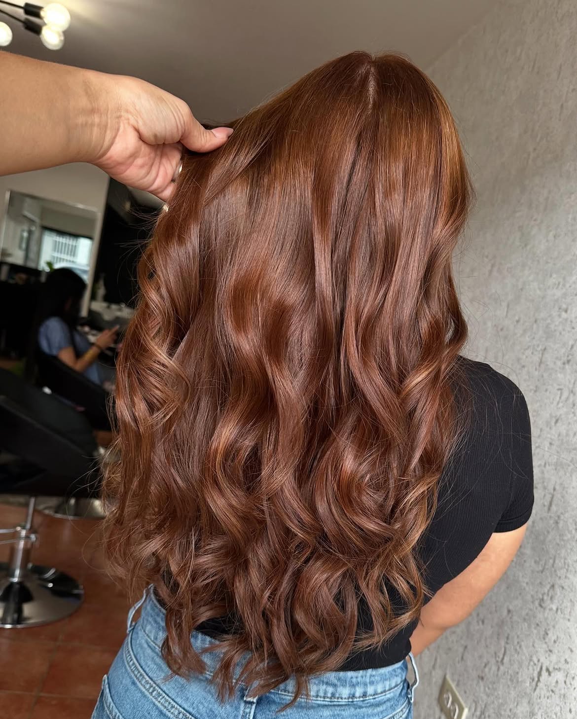 Rich Chocolate Brown Hair With Soft Waves