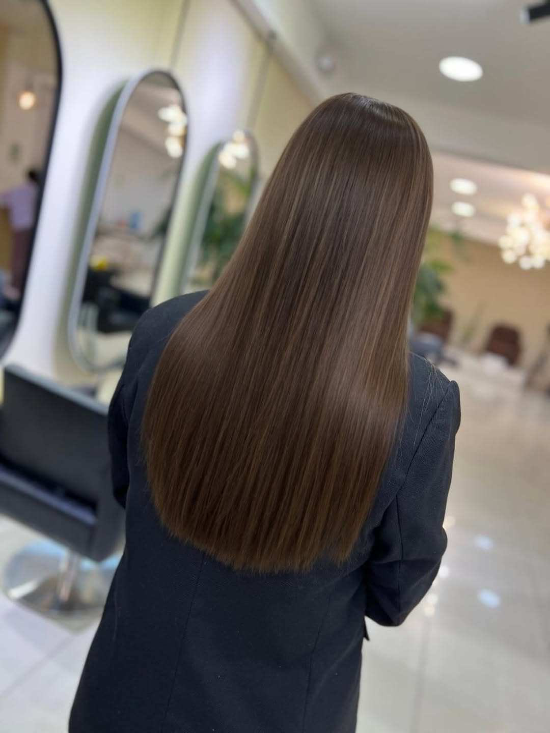 Rich Chocolate Brown Hair With Subtle Highlights
