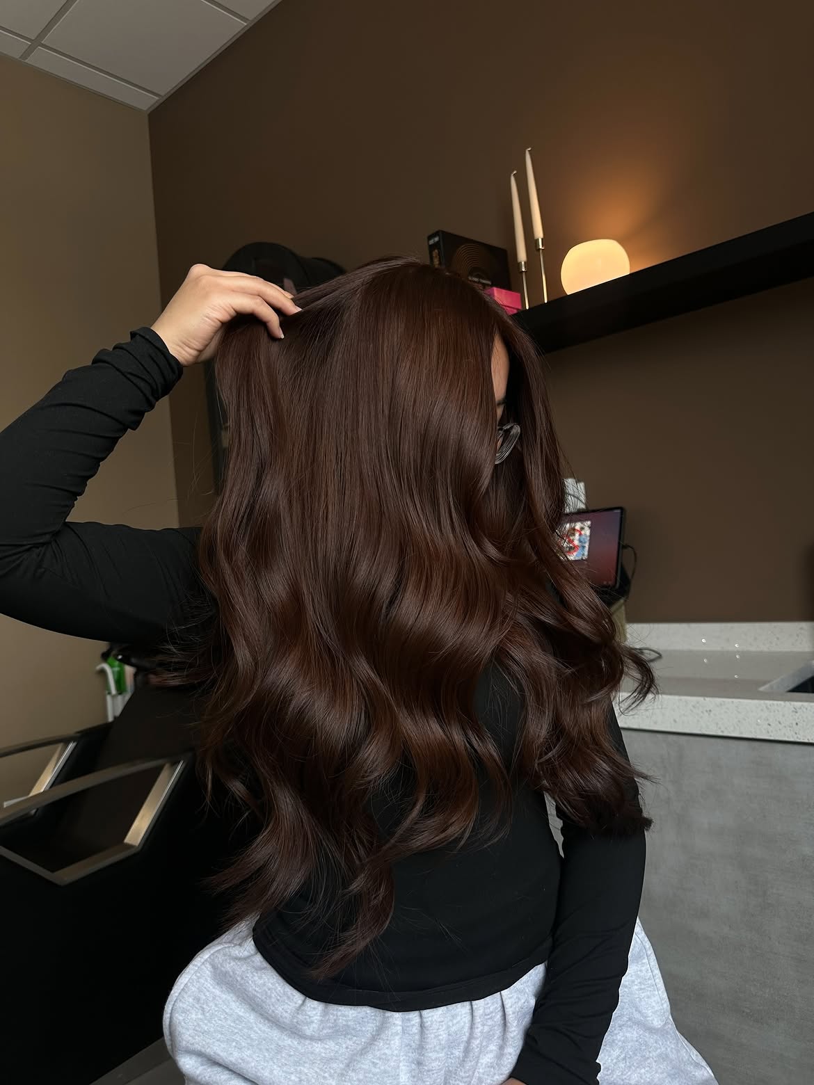 Rich Chocolate Brown Waves With Subtle Dimension