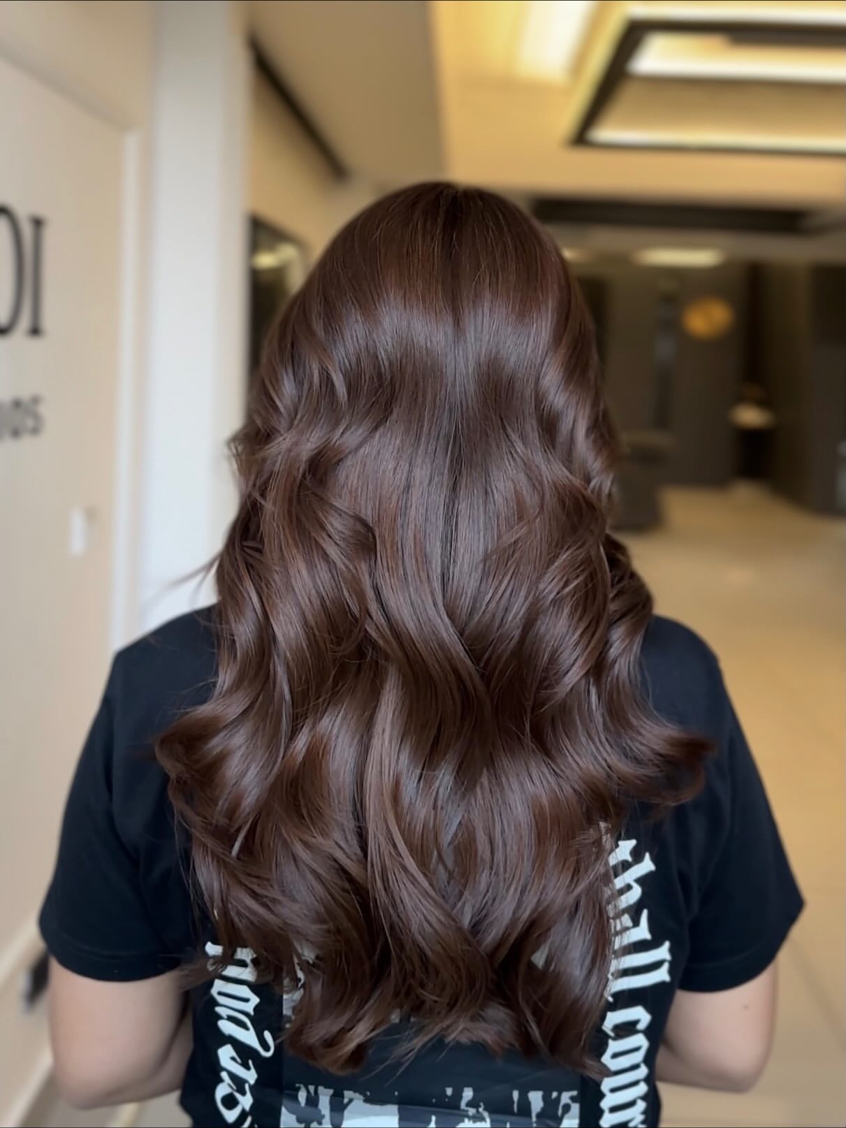 Rich Chocolate Brown Waves With Subtle Layers