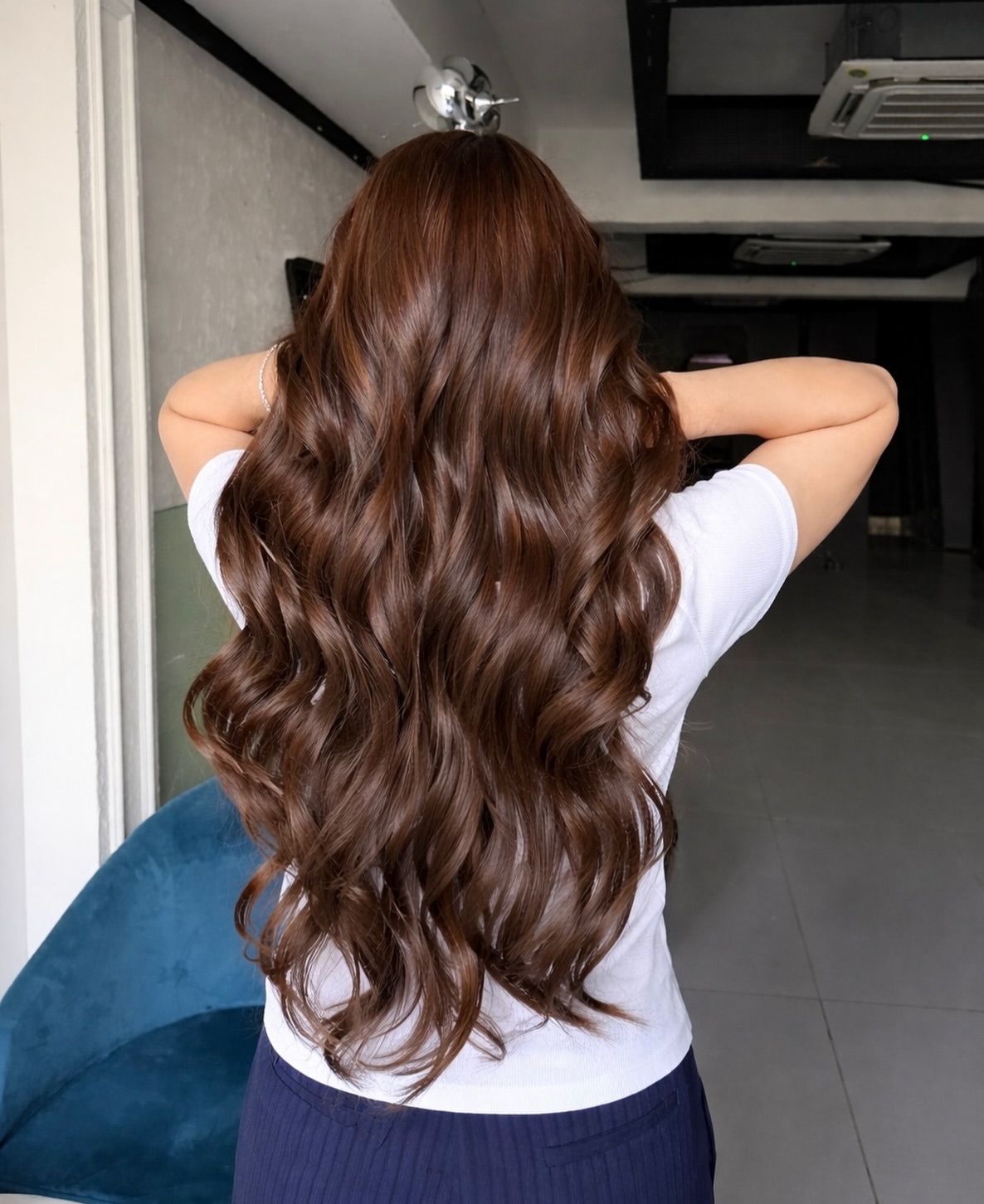 Rich Chocolate Brown Waves With Subtle Shine