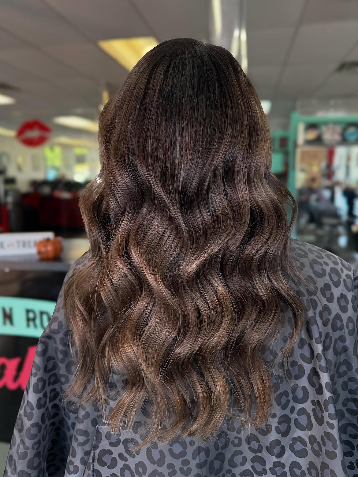 Rich Espresso Brown Waves With Subtle Highlights