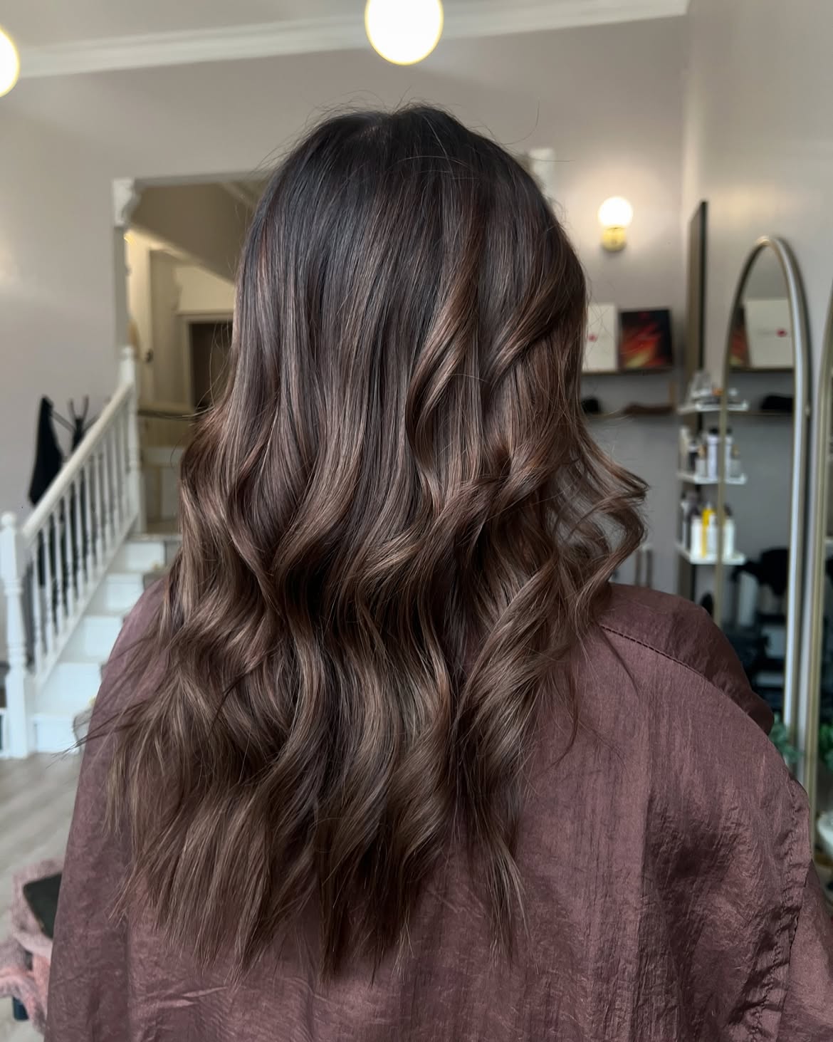 Rich Espresso Brown With Subtle Mocha Highlights