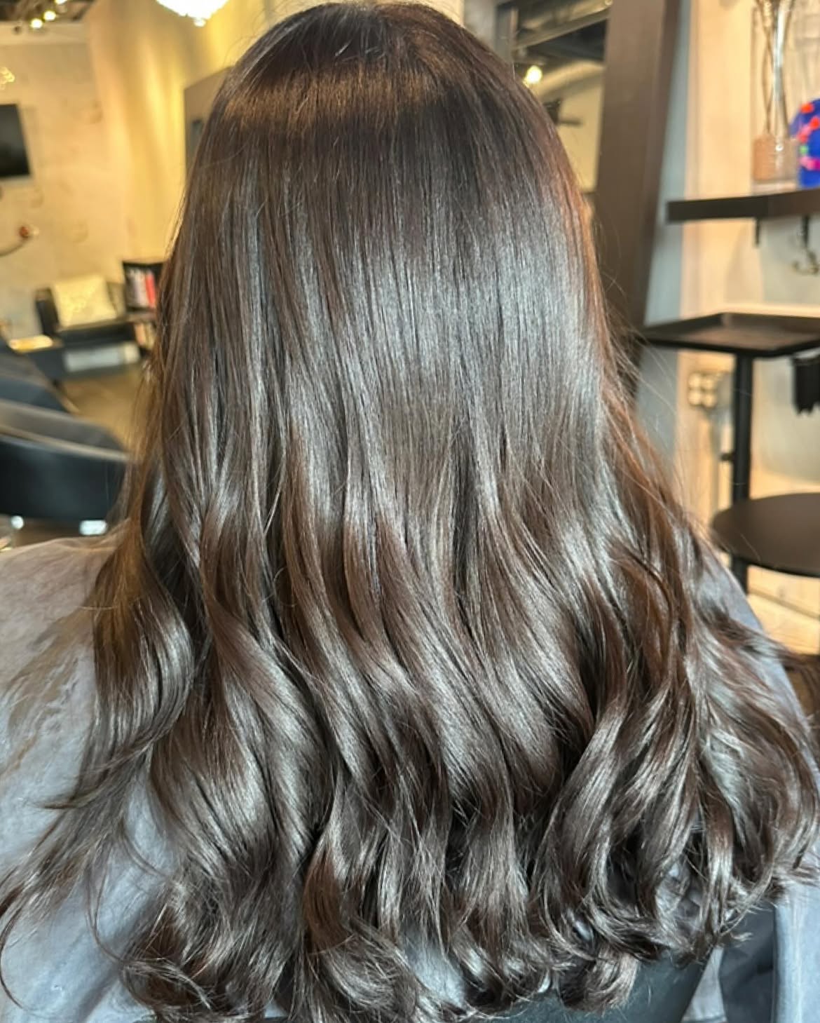 Rich Espresso Brown With Subtle Waves