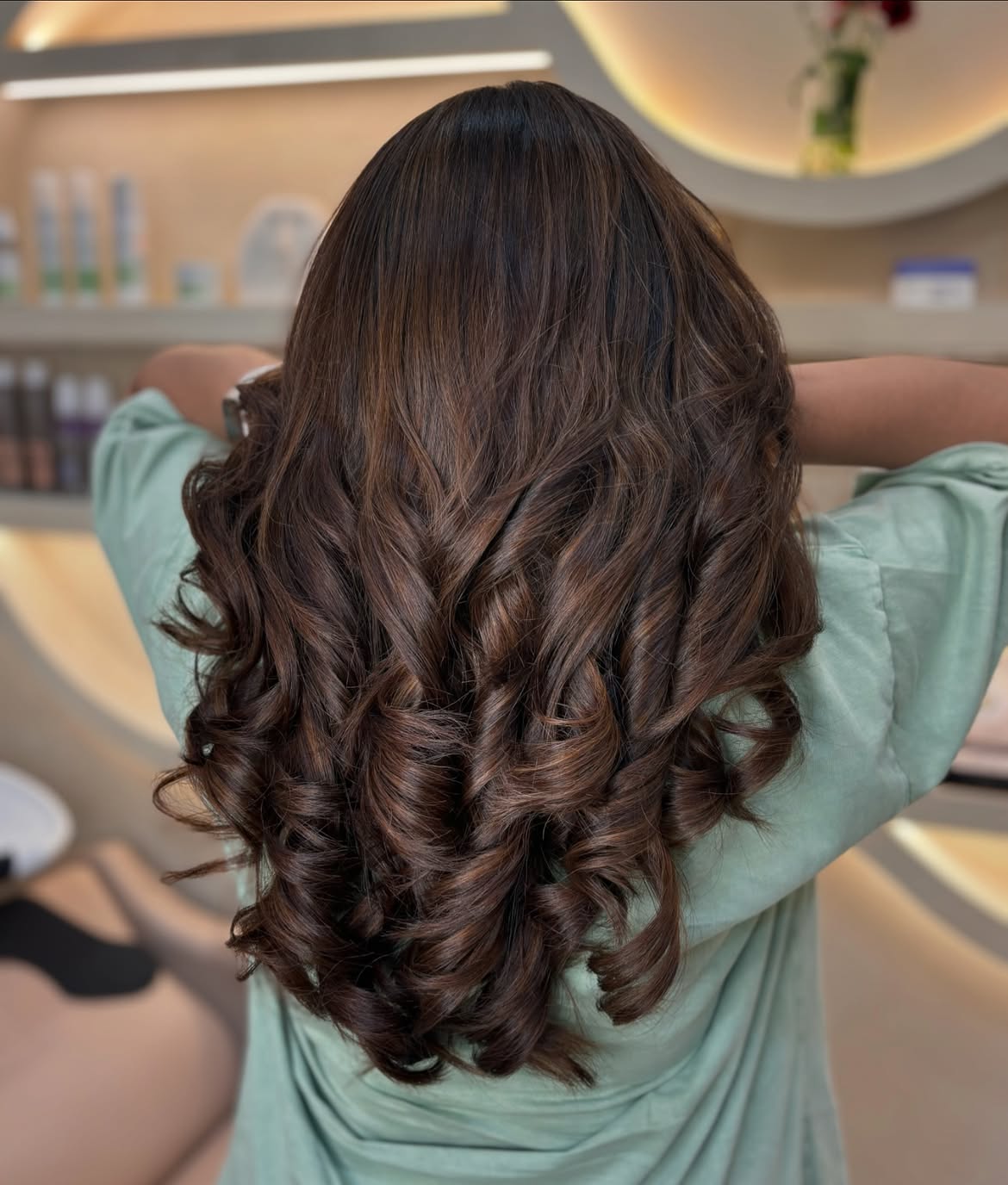 Rich Espresso Waves With Subtle Chocolate Highlights