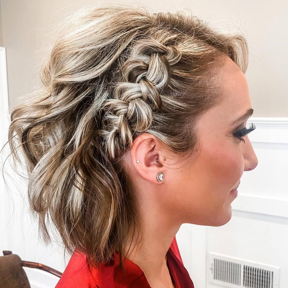 Side French Braid With Loose Waves