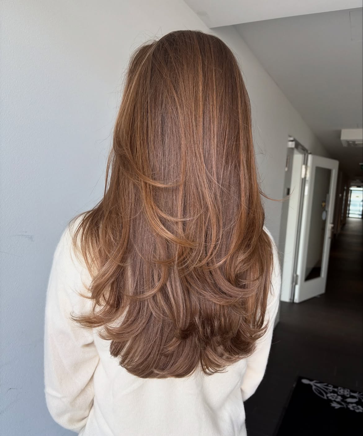 Soft Butterfly Layers With Warm Mushroom Brown Tones