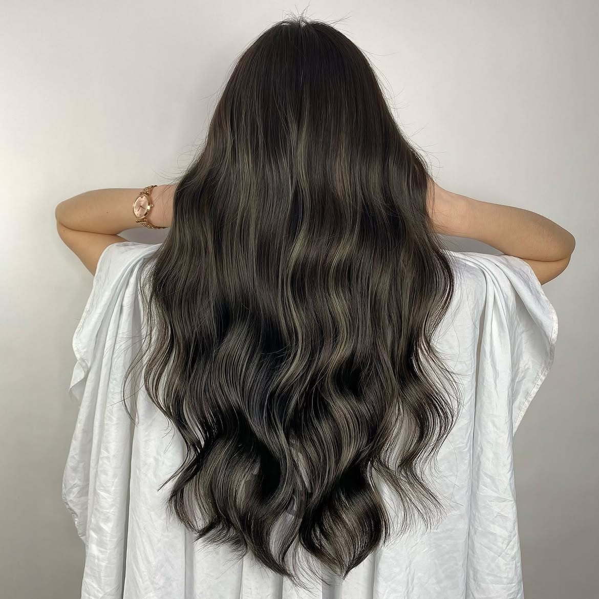 Subtle Ash Highlights On Long Dark Waves