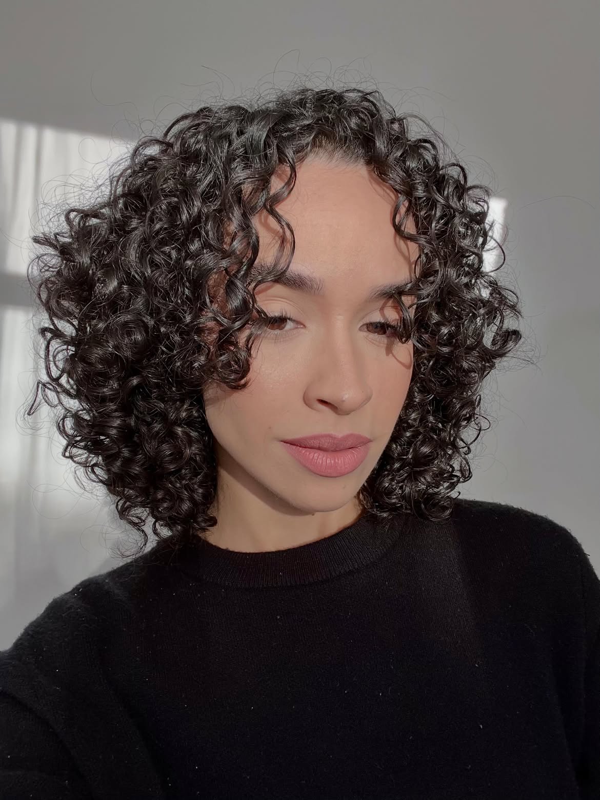 Voluminous Curly Bob With Defined Ringlets